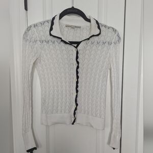 knit top button down